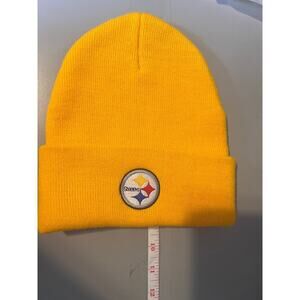 Pittsburgh Steelers logo knit Ski hat, Yellow